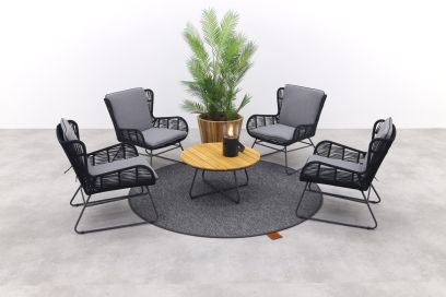 Exotan Grace stoel loungeset - 5-delig (OP=OP)