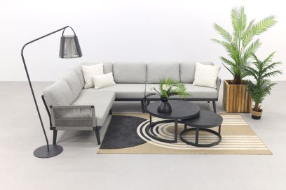 Durban/Rhodos loungeset - hoekbank - 3-delig