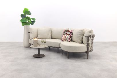 4 Seasons Ezra/Boaz 3-zits loungeset - Latte/Terre
