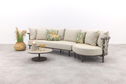 4 Seasons Ezra/Boaz 4-zits loungeset - Latte/Terre