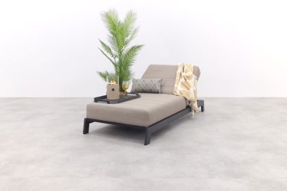 Mexico ligbed 200x85 cm. - Sunbrella/Taupe