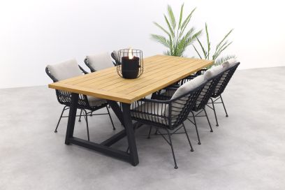 GI Margriet black /Noah tuinset - 7-delig 