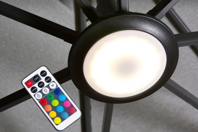 Platinum parasol LED verlichting
