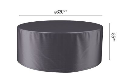 Platinum Aerocover ronde tuinsethoes - 320x85 cm.
