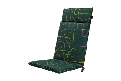 Madison hoge rugkussen Outdoor Joah green - Universeel