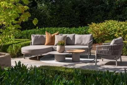 Taste Catalana/Demi organische loungeset + loungestoel - Latte