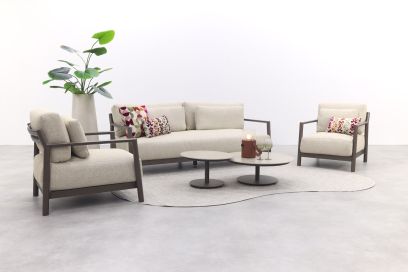4-Seasons Capresi / Boaz Loungeset (5-delig) - terre