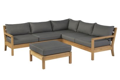 Exotan St. Peter loungeset - Teak hout (OP=OP)