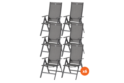 Set van 6 - Hartman Aruba verstelbare stoel