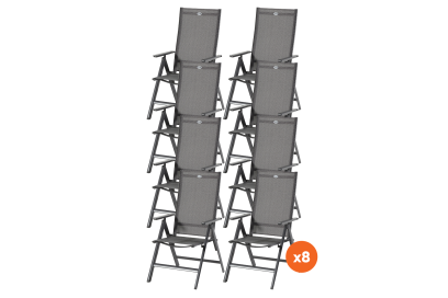 Set van 8 - Hartman Aruba verstelbare stoel