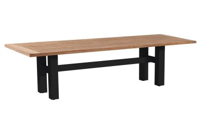 Hartman Heron dining tuintafel 300x100 cm. - Black