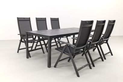 Kettler Cubic/Easy 220 cm. tuin set - 7-delig verstelbaar