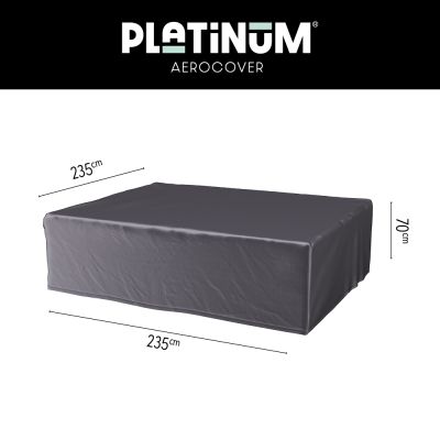Platinum Aerocover loungesethoes 235x235x70 cm.
