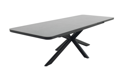 Montreal uitschuifbare tafel 200-260x100 cm. - Antraciet/Keramiek