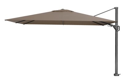 Platinum Challenger rechthoek zweefparasol T2 Premium - 2,6 x 3,5 m. - Havana Taupe