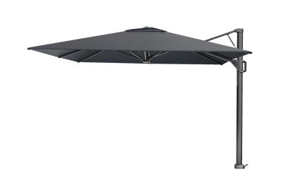 Platinum Beaufort zweefparasol premium 3,2x3,2 m. - Faded black