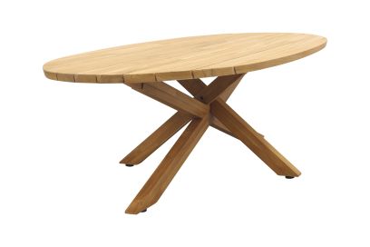 Taste Prado Ellips low dining tuintafel - ovaal - 240x115 cm. teakhout