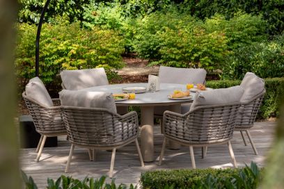 Taste Puglia/Donato low dining tuinset - Ø160 cm.