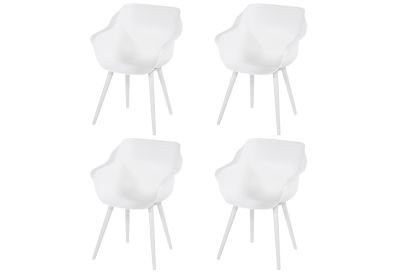Set van 4 - Hartman Sophie Studio dining armstoel - White