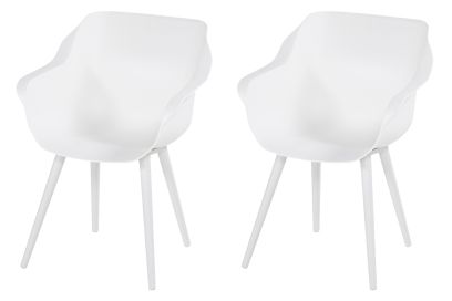 Set van 2 - Hartman Sophie Studio dining armstoel - White