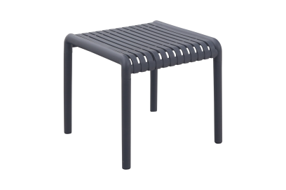 Stripe bijzettafel 45x45 - Antraciet