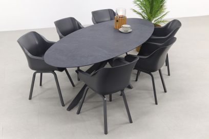 Sophie Element/Privada 240x107 - Ovale tuinset - 7-delig