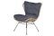Libelle retro loungestoel - Natural rotan