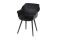 Hartman Sophie Studio dining armstoel - Carbon Black- Alu poot