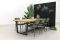 Courage - Groen/Murano teak - 240x100 cm. - tuinset 7-delig