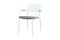 GreenChair Courage Dining chair - teak armleuning - White