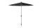 Platinum Riva stokparasol 2,5 m. rond - Zwart