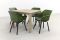 Sophie tuinstoel Moss Green/Rome grey 100 cm. - tuinset 5-delig