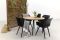 Hartman Sophie Studio Black/Dave teak 110 cm. tuinset - 5-delig