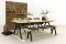 Hartman tuinset Sophie Studio Mosgroen/Mason teak tafel 240 cm. + bank - 5-delig