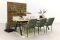 Teresa Green/Mason teak tafel 240 cm. - 7-delig - stapelbaar