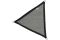 Nesling coolfit schaduwdoek driehoek 5x5x5m. Zwart