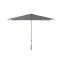 4-Seasons Outdoor Azzurro stokparasol 200 x 300 cm - Woodlook/charcoal