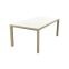 Kings aluminium tuintafel 180x100 cm. - Latte