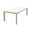 Kings aluminium tuintafel 220x100 cm. - Latte