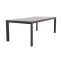 Kings aluminium tuintafel 220x100 cm. - Antraciet