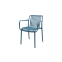 Stripe stapelbare tuinstoel - Ocean Blue