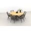 Jasmine Naturel/Taste Prado 6-persoons ronde dining tuinset Ø160 cm. - Teak