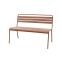 MaximaVida Max metalen tuinbank 127 cm. - Roestbruin
