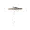 Platinum Riva stokparasol 2,5 m. rond - Taupe