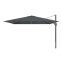 Platinum Challenger vierkante Zweefparasol T1 Premium 3,5x3,5 m. - Faded black