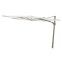 Perfect Shadow Eclipse zweefparasol 300x300 cm. Ultra - Latte/Soft sand
