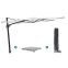 Perfect Shadow Ultra Eclipse Zweefparasol - 4x3m. - Antraciet/Soft Sand met Valencia voet en hoes