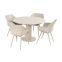 Hartman Sophie/Girona ronde tuinset voor 4 personen 120 cm. - Sand