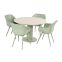 Hartman Sophie/Girona ronde tuinset voor 4 personen 120 cm. - Soft Green