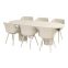 Hartman Sophie/Valencia ovale tuinset voor 6 personen 220x100 cm. - Sand